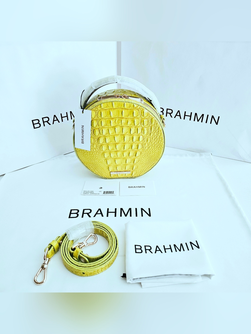NWT Brahmin CHARTREUSE Lane